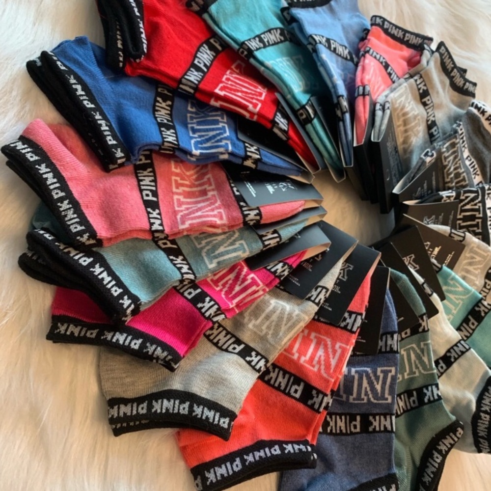 VS PINK SOCKS - 10 PAIRS NWT